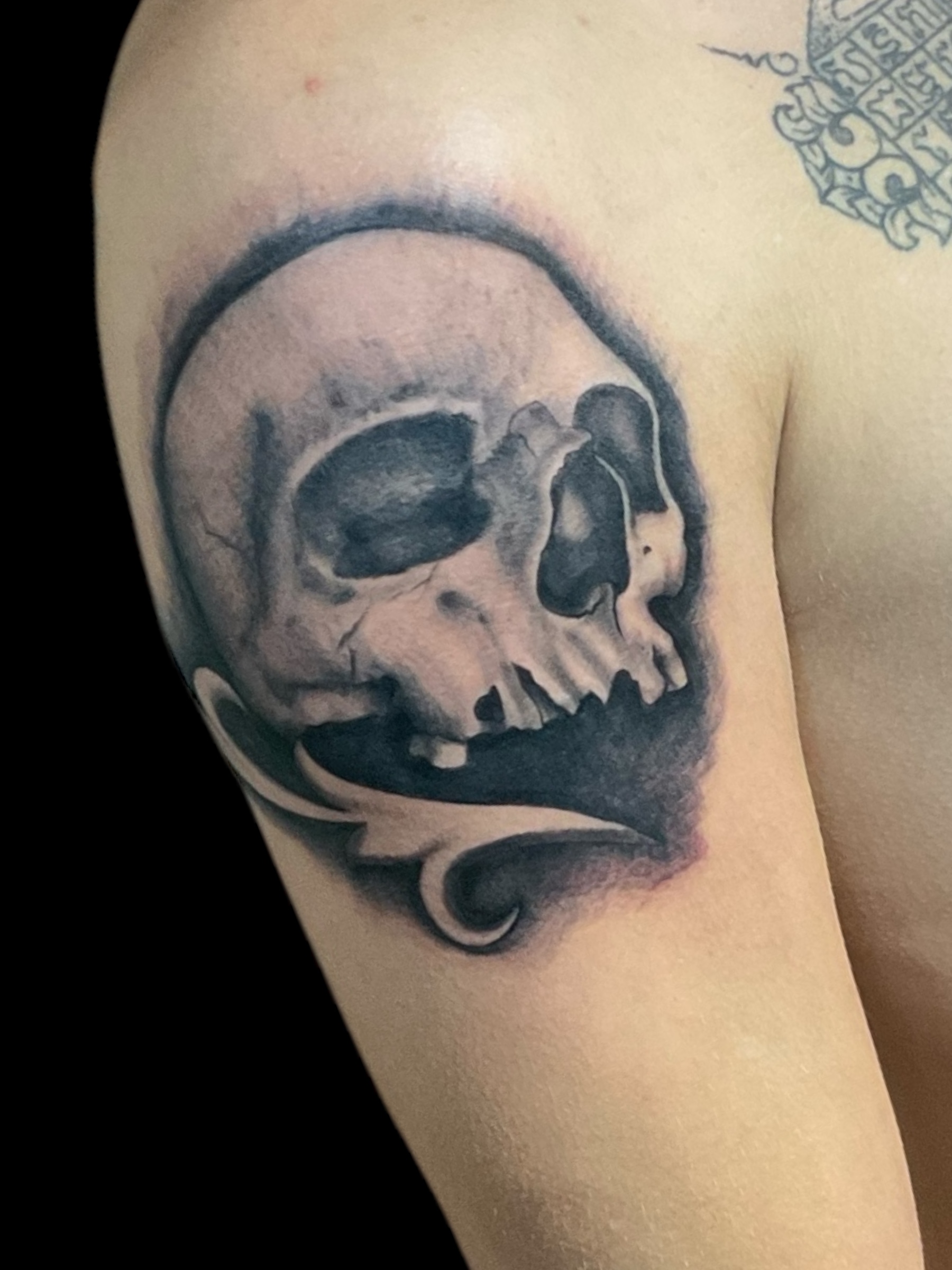 Skull tattoo